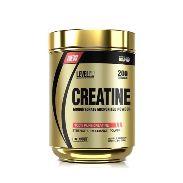 Creatina Level Pro 500gr Creatina Monohidratada 100% Pure Creatine